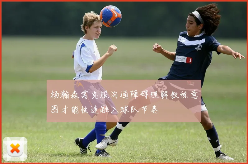 杨瀚森需克服沟通障碍理解教练意图才能快速融入球队节奏